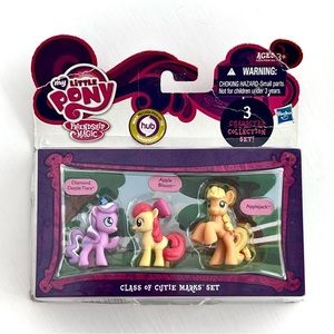 NEW in BOX My Little Pony 3 Character Class of Cutie Marks Collection Set Toy